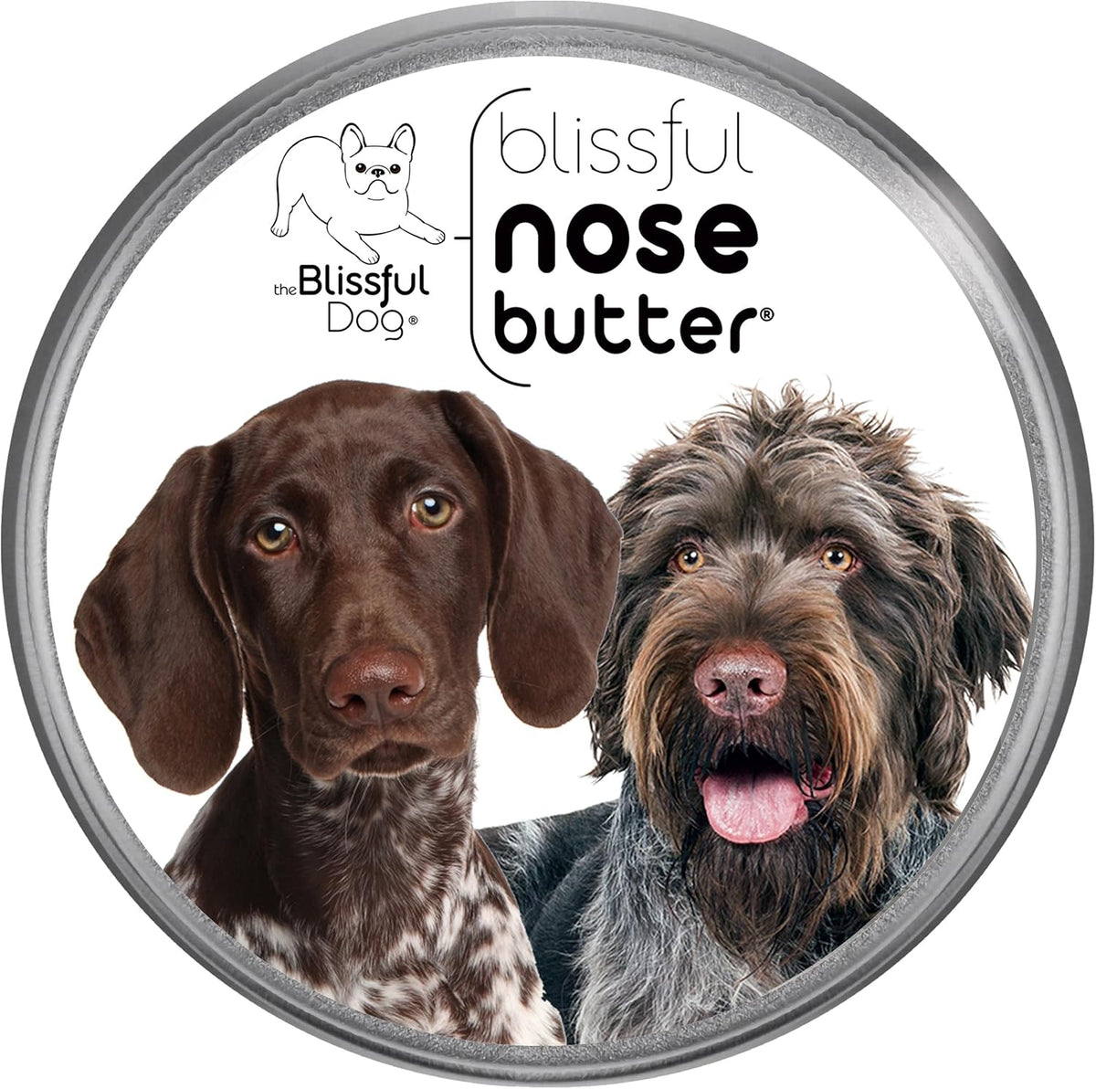 The Blissful Dog German Shorthaired Pointer Nose Butter, Versatile Dog Nose Balm for Dry Nose, Handcrafted Nose Moisturizer, Easy-to-Apply Dog Essentials, Unscented, 2 oz.