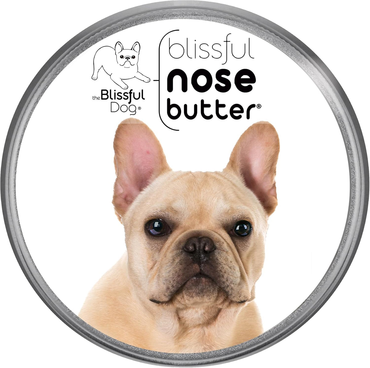 The Blissful Dog French Bulldog Fawn Unscented Nose Butter - Dog Nose Butter, 4 Ounce