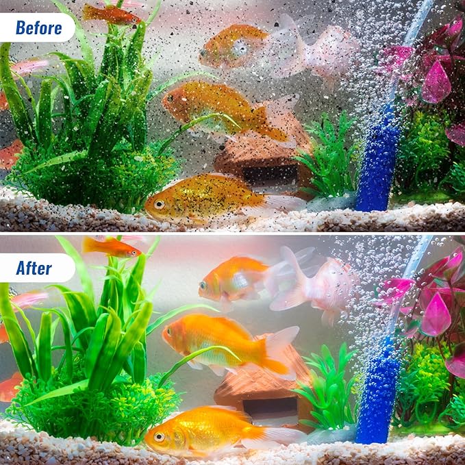 8 Pack Aquarium Filter Cartridge for Marineland Rite-Size B, Fish Tank Filters for Aqua-Tech EZ-Change #2, 10-20 Power Filter and for Marineland Penguin PRO Power Filters 100/125/175