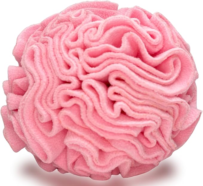 Medium Breed Snuffle Interactive Foraging Dog Puzzle Ball Toy Pink Large