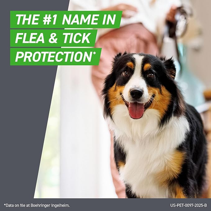 FRONTLINE Plus Flea and Tick Treatment for X-Large Dogs Up to 89 to 132 lbs. 3 Treatments