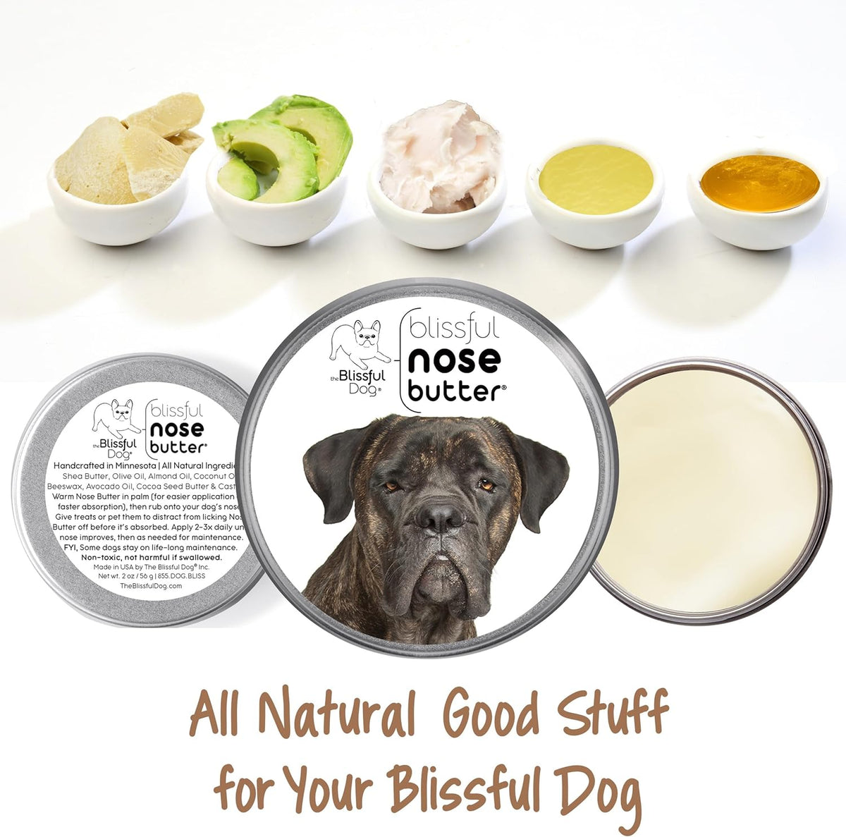 The Blissful Dog Cane Corso Unscented Nose Butter, 16oz