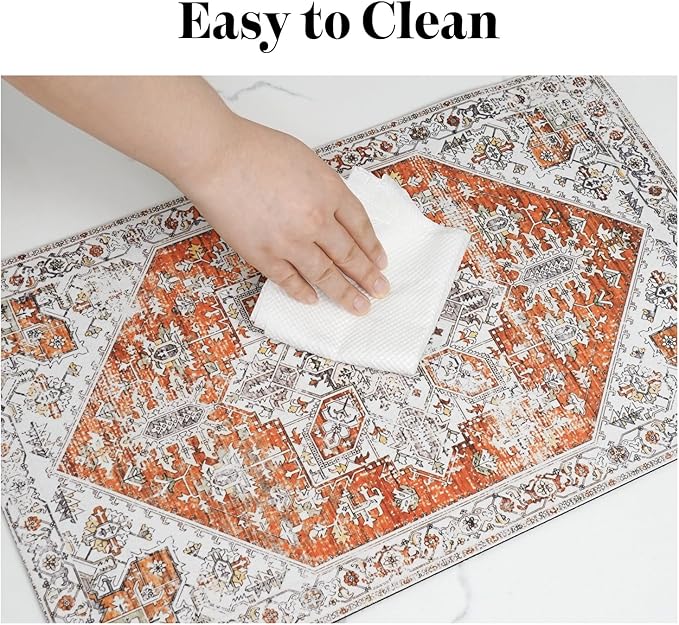 Dog Food Mats for Floors Absorbent, Pet Cat Food Mat - Non Slip Dog Bowl Mats for Food and Water Pet Supplies