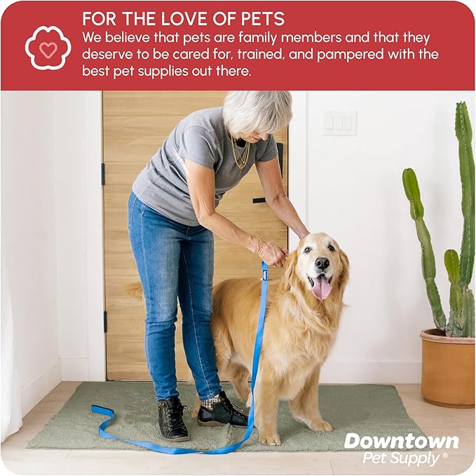 My Doggy Place Microfiber Dog Mat for Muddy Paws, 60" x 36" Light Gray - Non-Slip, Absorbent and Quick-Drying Dog Paw Cleaning Mat, Washer and Dryer Safe - X-Large/Runner
