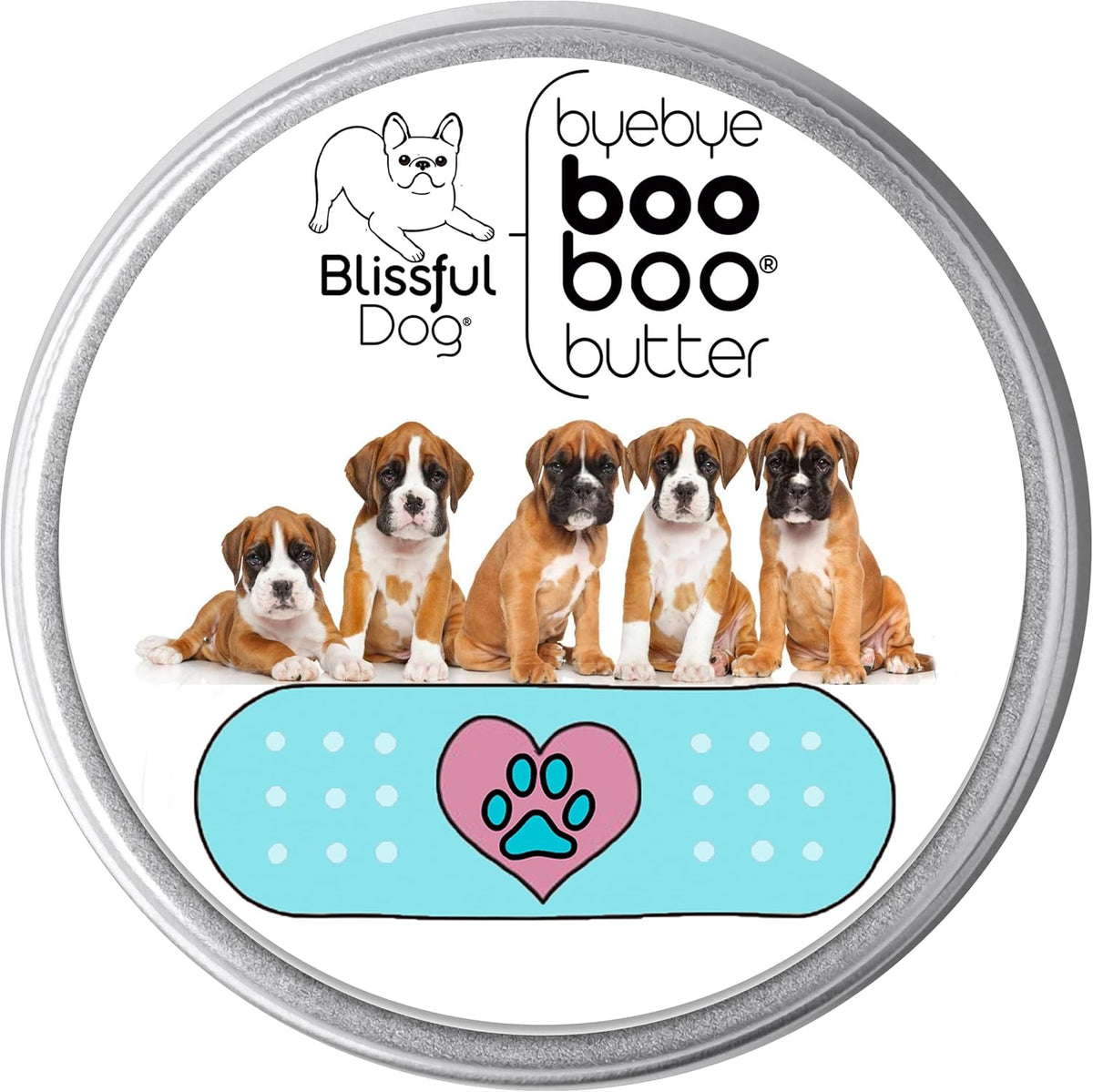 The Blissful Dog Boxer Boo Boo Butter, 16 oz.