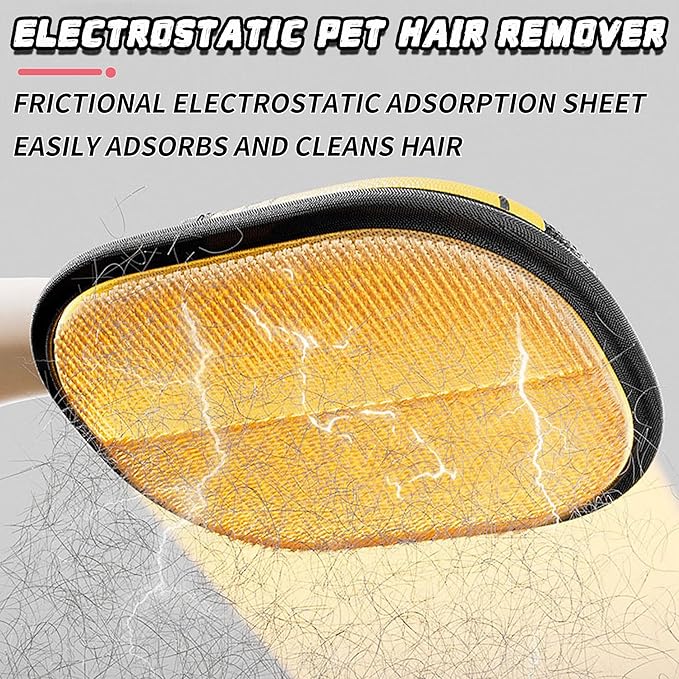 2025 New Pet Hair Removal Glove for Cats & Dogs, Pet Hair Remover Glove (2PCS)