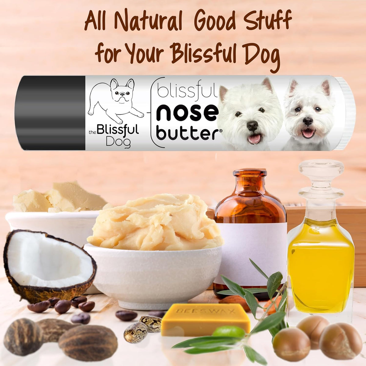 The Blissful Dog West Highland Terrier Unscented Nose Butter