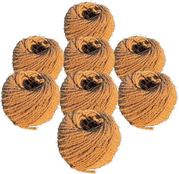 Sandbaggy Sisal Rope Twine 1/4 inch x 500 ft | Industrial Grade (8 Rolls)