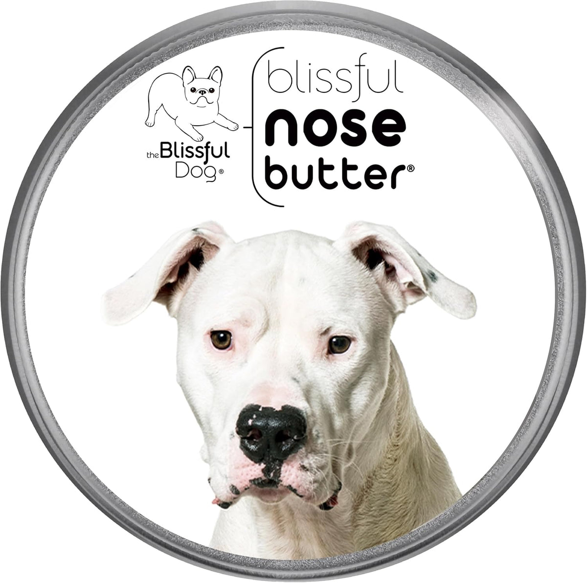 The Blissful Dog Dogo Argentino Unscented Nose Butter - Dog Nose Butter, 16 Ounce