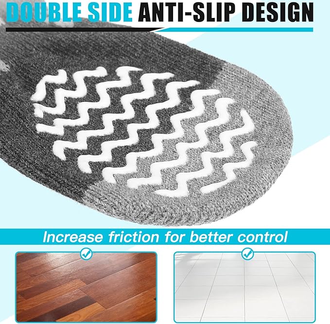 EXPAWLORER Anti Slip Dog Socks to Prevent Licking Paws, Dog Shoes for Hot Pavement, Dog Booties for Small Medium Large Senior Dogs, Traction Control Dog Boots & Paw Protectors for Hardwood Floors