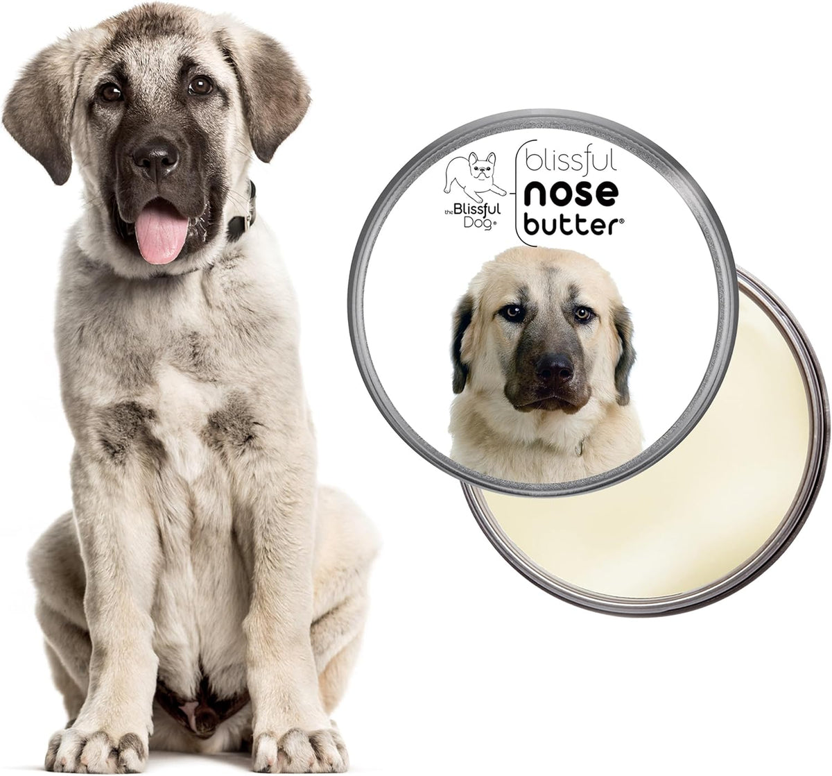 The Blissful Dog Anatolian Shepherd Nose Butter, 2OZ