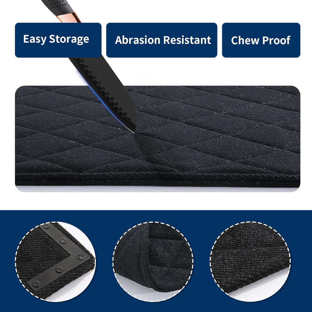 BALAPET XS Durable Chew Proof Dog Bed with Metal Rivet Corner, 23"x17"