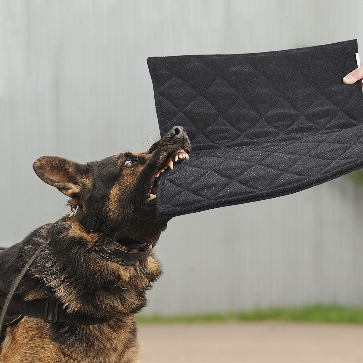 MABOZOO Indestructible Dog Beds - Chew Proof Crate Pad for Aggressive Chewers, Machine Washable Quilted Mat, Durable for Extra Large Dogs, Black Kennel Pad (36x57 in)