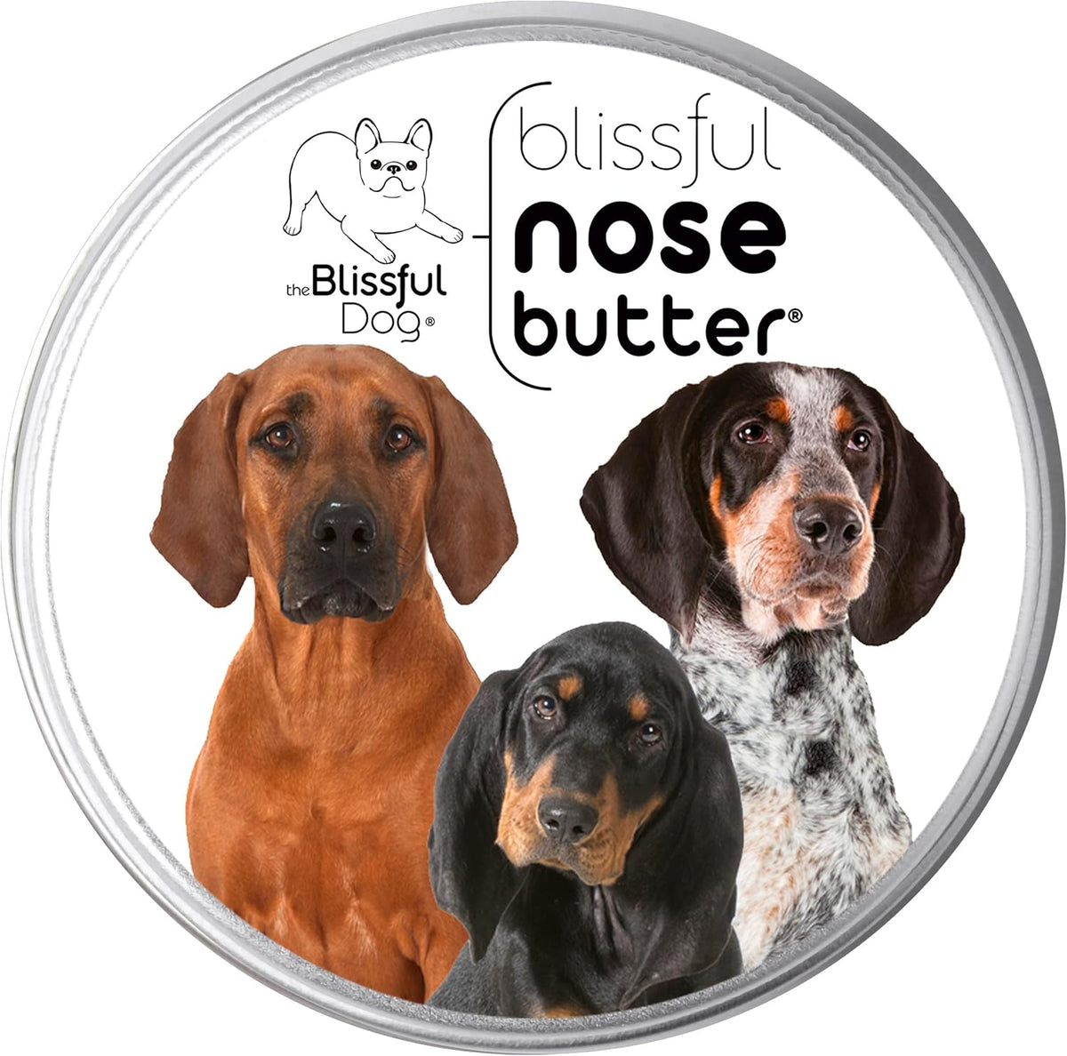 The Blissful Dog Coonhound Unscented Nose Butter, 1-Ounce