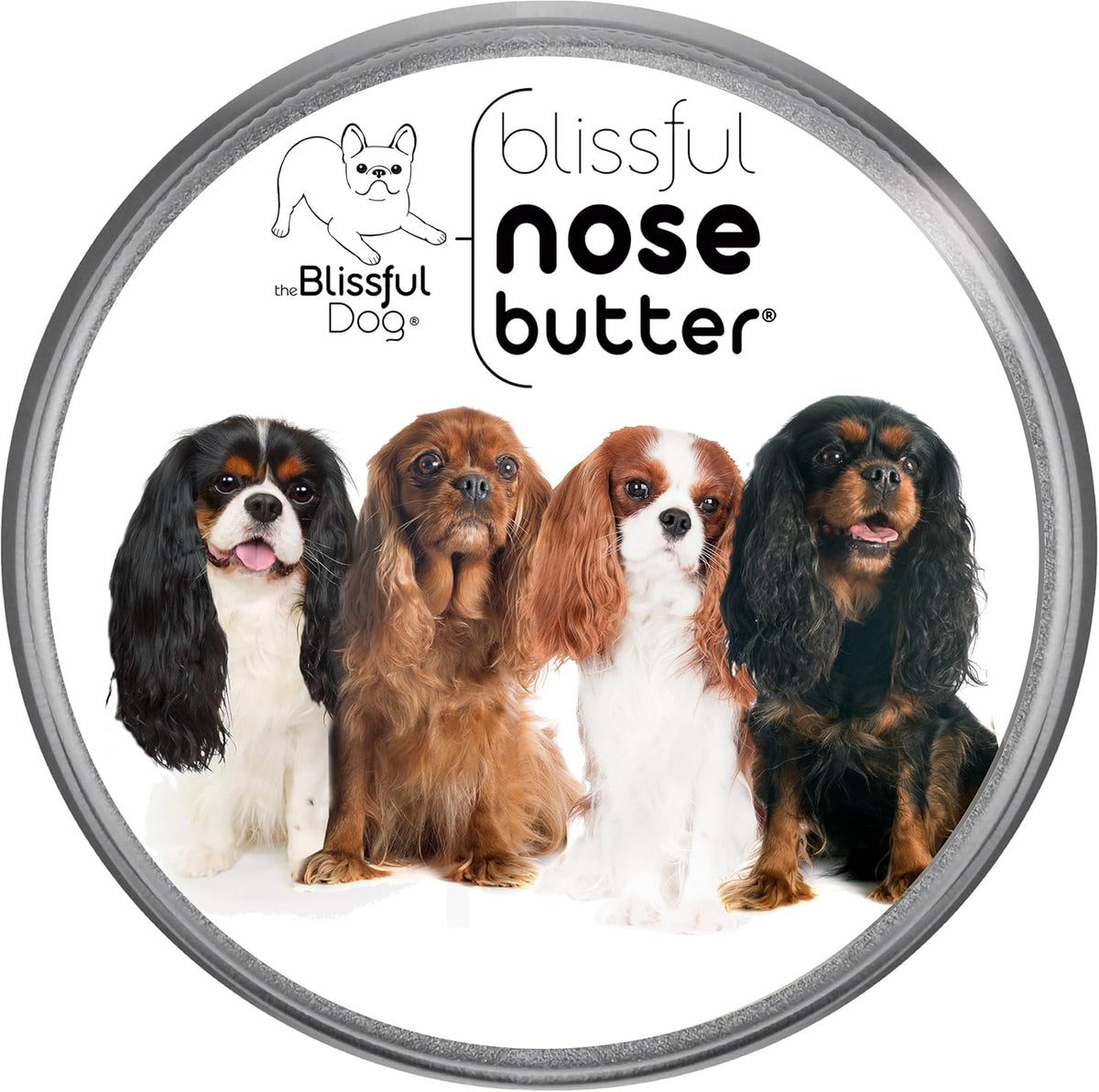 The Blissful Dog Cavalier King Charles Spaniel Unscented Nose Butter - Dog Nose Butter, 8 Ounce