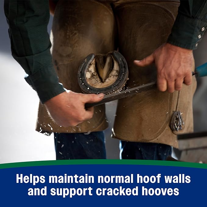 Farnam Horseshoer's Secret Pelleted Hoof Supplement for horses promotes healthy hoof growth, 22 lb., 60 day supply