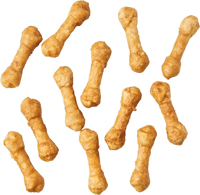 Fieldcrest Farms Nothin' to Hide 3 inch Ultra Knotted Bone Treats - Natural Rawhide Alternative Treats for Dogs, Collagen Based Snack for Heavy Chewers up to 15lbs - Beef Flavor, 12 Pack