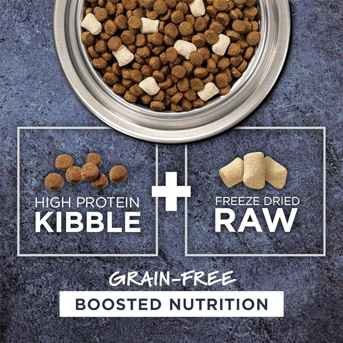 Instinct Raw Boost, Natural Dry Dog Food with Freeze Dried Pieces, High Protein, Grain Free Recipe - Real Chicken, 4 lb. Bag