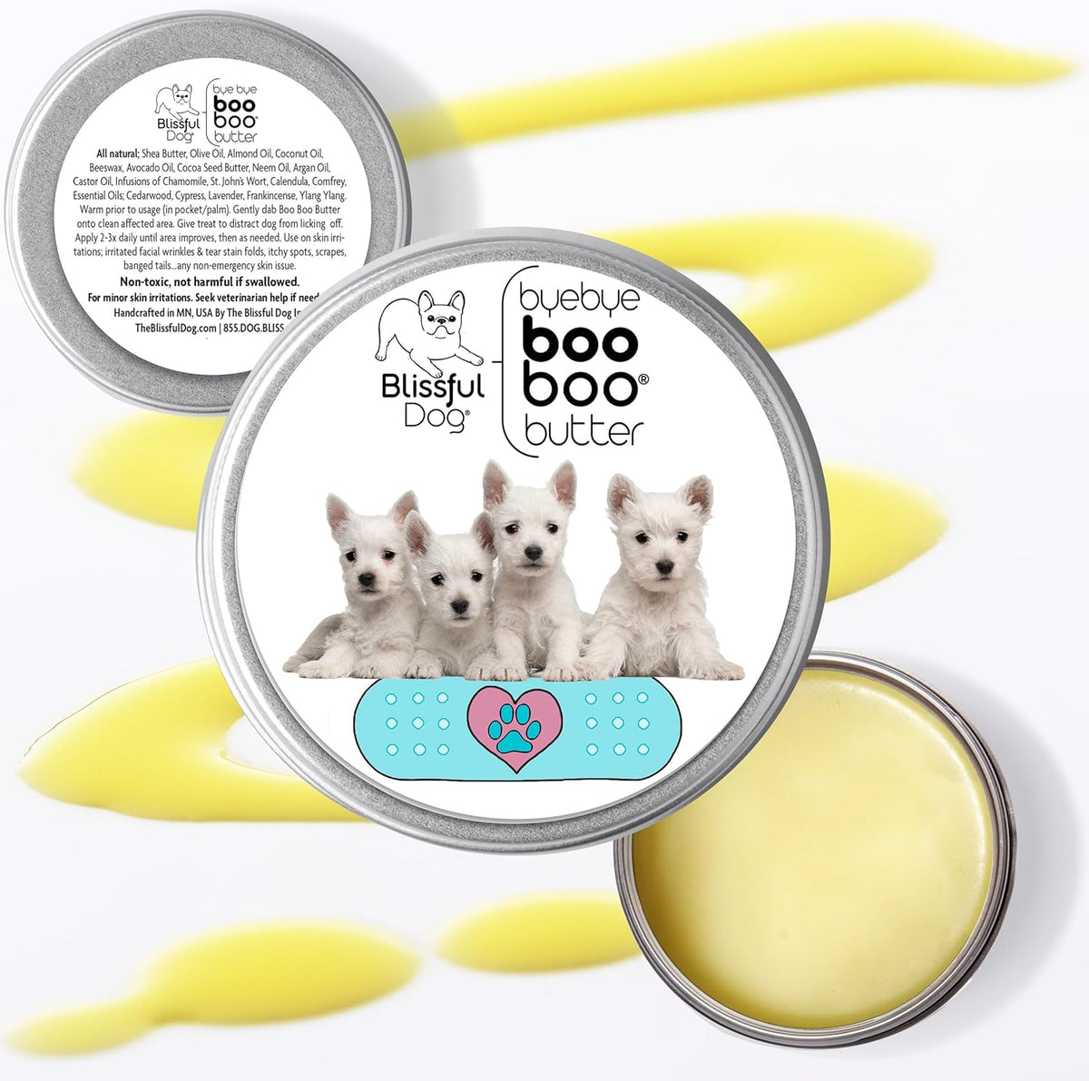 The Blissful Dog West Highland Terrier Boo Butter, 4 oz