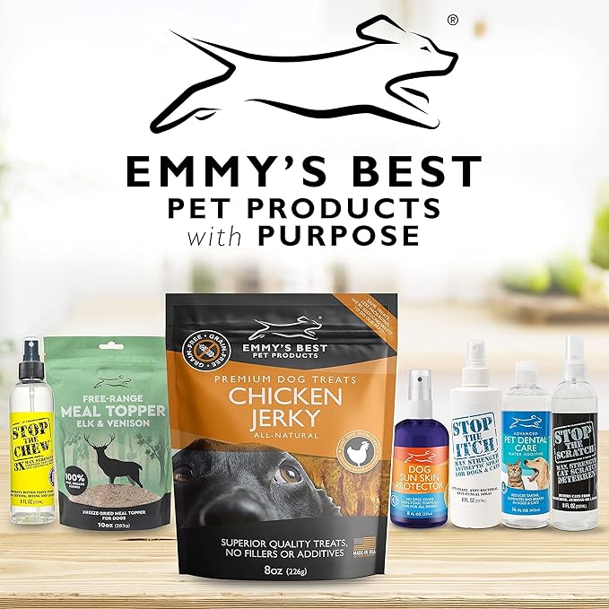 Emmy's Best EBPP Chicken Jerky Dog Treats Made in USA - 100% Natural Jerky Treats Made with Real Chicken - Grilled Chicken Strips for Medium Dogs, Large and Small Dogs