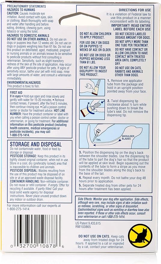 Hartz UltraGuard Pro Flea & Tick Topical Dogs & Puppies Treatment & Prevention, 3 Months, 61 - 150 lbs