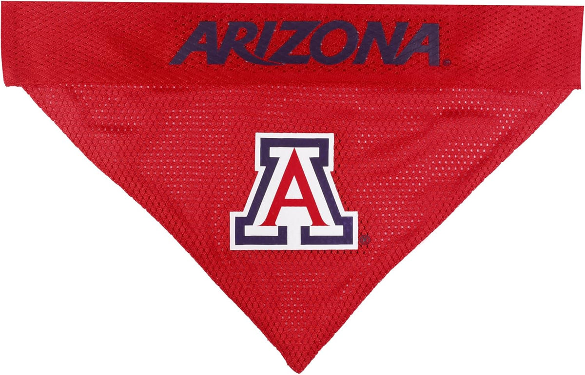 Pets First Collegiate Pet Accessories, Reversible Bandana, Arizona Wildcats, Small/Medium