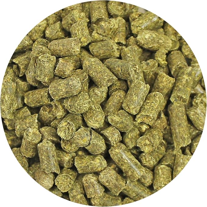 Timothy Pellets (4 lb.) - 100% All Natural, High Fiber, Sun Cured Timothy Hay Grass Food & Treat - Rabbits, Guinea Pigs, Chinchillas, Degus, Prairie Dogs, Tortoises, Hamsters, Gerbils, Rats