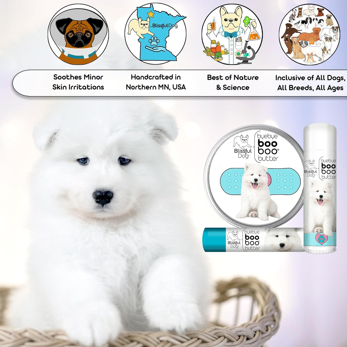 The Blissful Dog Samoyed Boo Butter, 2 oz
