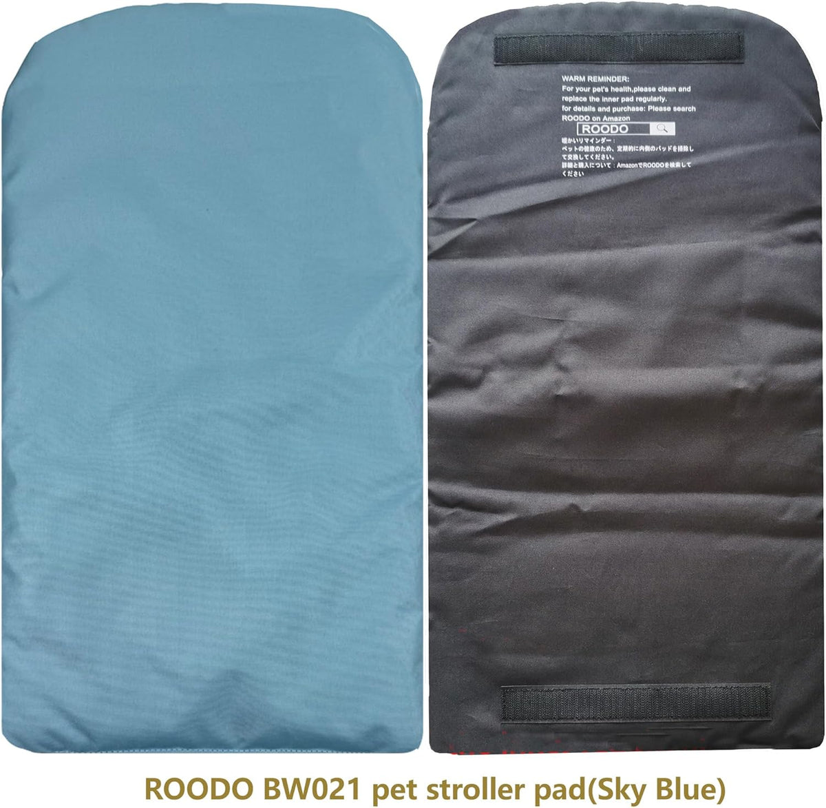 ROODO Pet Stroller Inner Pad for Exclusive Use,Original,Replaceable,Easy to Clean,Set of 3 pc(Sky Blue)