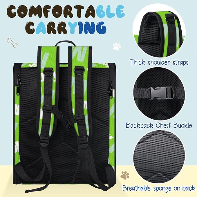Cat Backpack Carrier-Customizable, Breathable Pet Carrier Backpack for Outdoor Travel/Vet Visits/Daily Use, Adjustable & Secure Design for Small Dogs and Cats Style4