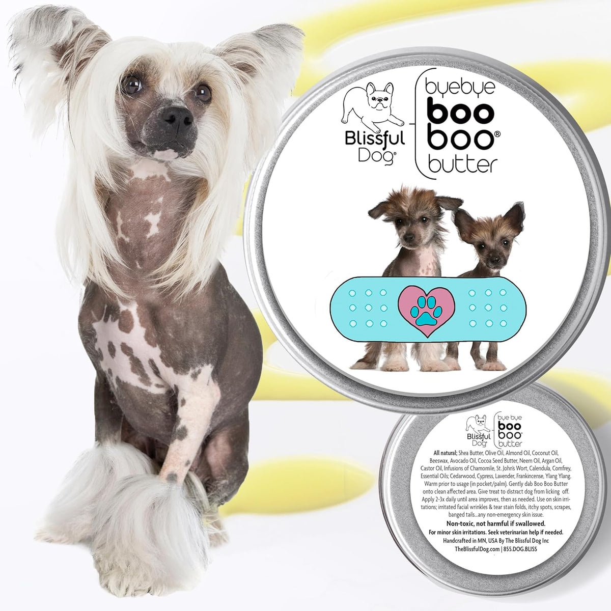 The Blissful Dog Chinese Crested Boo Butter, 8 oz