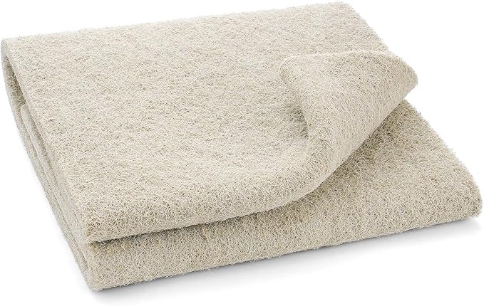 Treela 10 x 36 Inch Ammonia Reducer Filter Pad Fish Tank Filter Pads Ammonia Remover Aquarium Cut to Fit for Aquariums and Pond Reducing Infused Media Pad