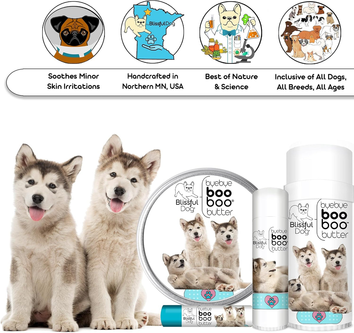 The Blissful Dog Malamute Boo Butter, 2 oz