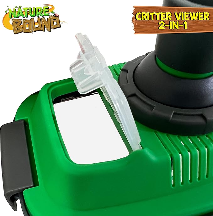 Nature Bound 2-in-1 Habitat with Microscope for Insects and Other Critters, Includes Lid and Removable Portable Microscope
