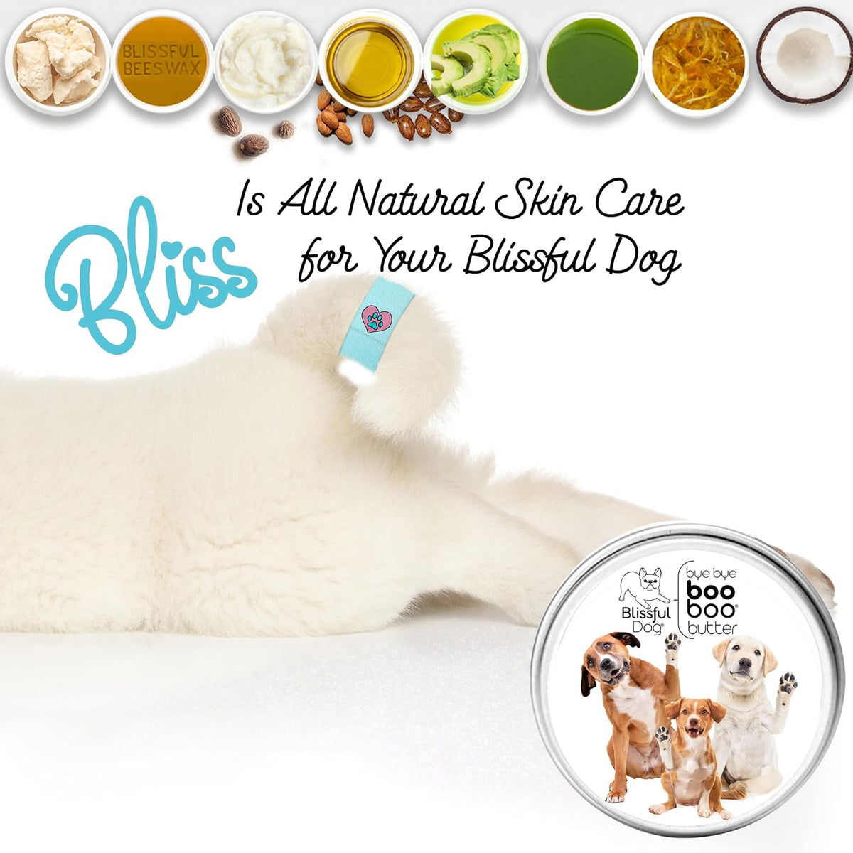 The Blissful Dog Mixed Breed Boo Butter, 1 oz