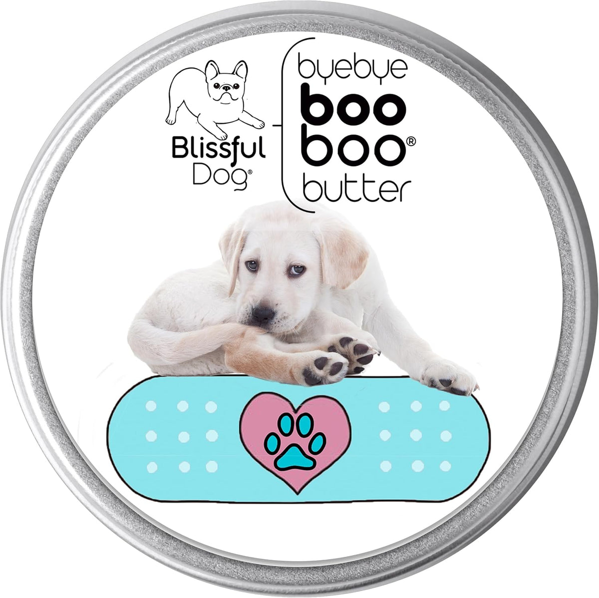The Blissful Dog 8 oz TIN Labrador Retriever Booboo Butter