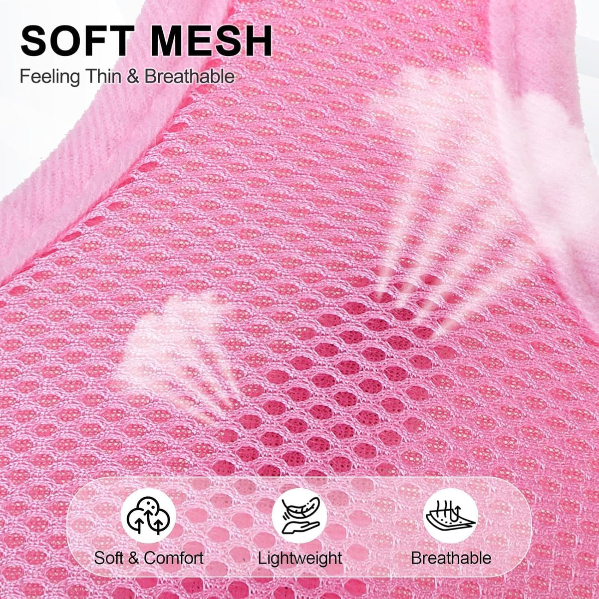 BINGPET Small Dog Harness - Breathable Mesh Puppy Cat Harnesses - No Pull Adjustable Dog Harness Dog Vest Harness for Small and Medium Dogs