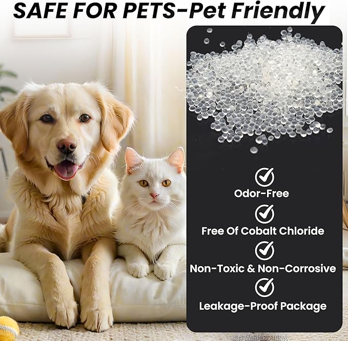 Pet Food Desiccant Bag, Replaced Desiccant for Automatic Cat dog Feeders, Keep Cat Food Dog Dry and Fresh- 12 Packs