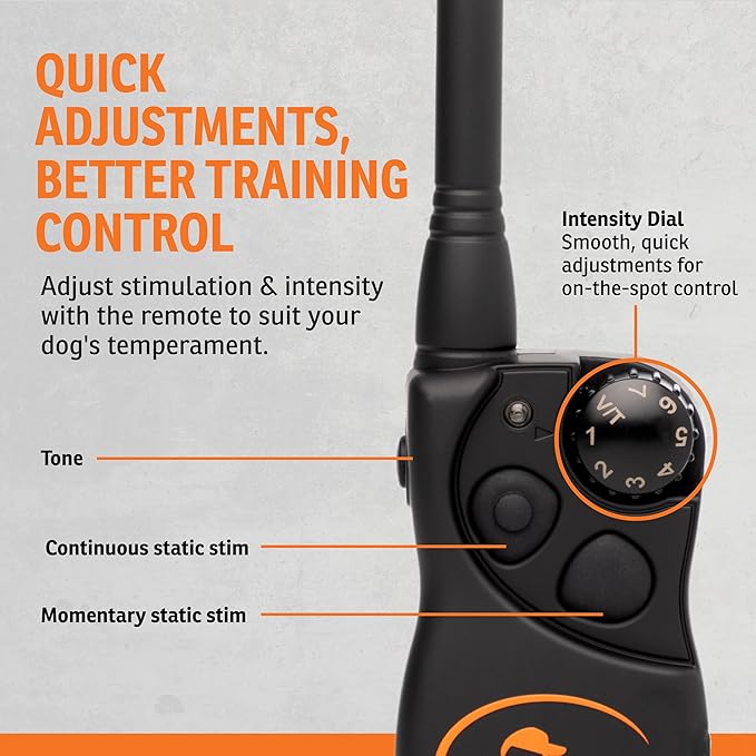 SportDOG YardTrainer 300 Remote Trainer - Off-Leash Safety Tool - Quick-Charge - Waterproof DryTek Technology - Compact E-Collar - Remote Dog Collar - 300-Yard Range