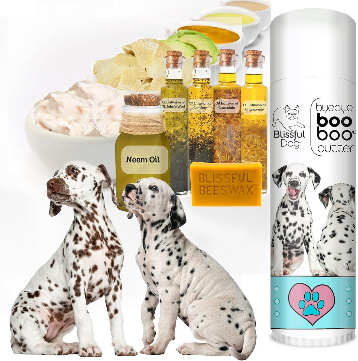 The Blissful Dog Dalmatian Boo Boo Butter, 0.50-Ounce