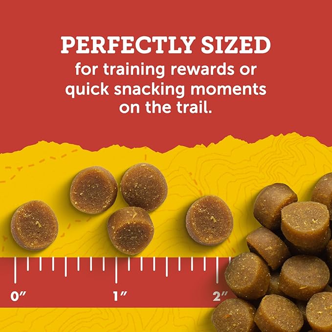 Zuke’s Mini Naturals Soft And Chewy Dog Treats For Training Pouch, Natural Treat Bites With Beef Recipe - 6 oz. Bag