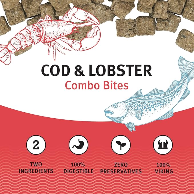 Icelandic+ Cod & Lobster Combo Bites Dog Treat 3.0-oz Bag