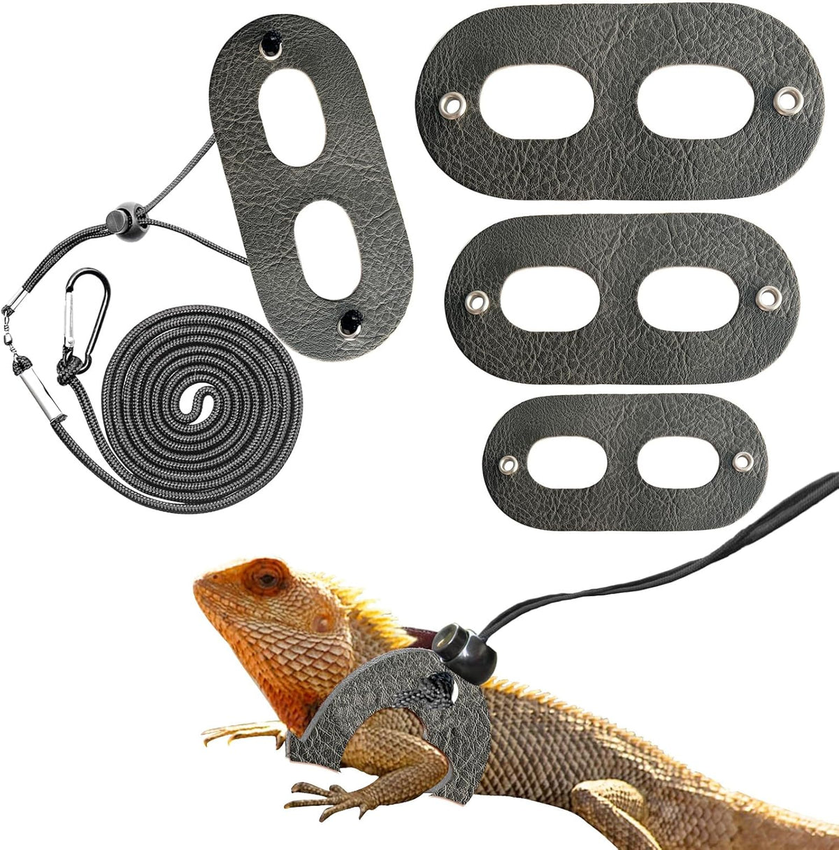Bearded Dragon Travel Backpack with Harness and Leash Set,Lizard Backpack Travel Carrier,Space Capsule Clear Bubble Window Astronaut Reptile Carrier Backpack for Kids, Airline Approved