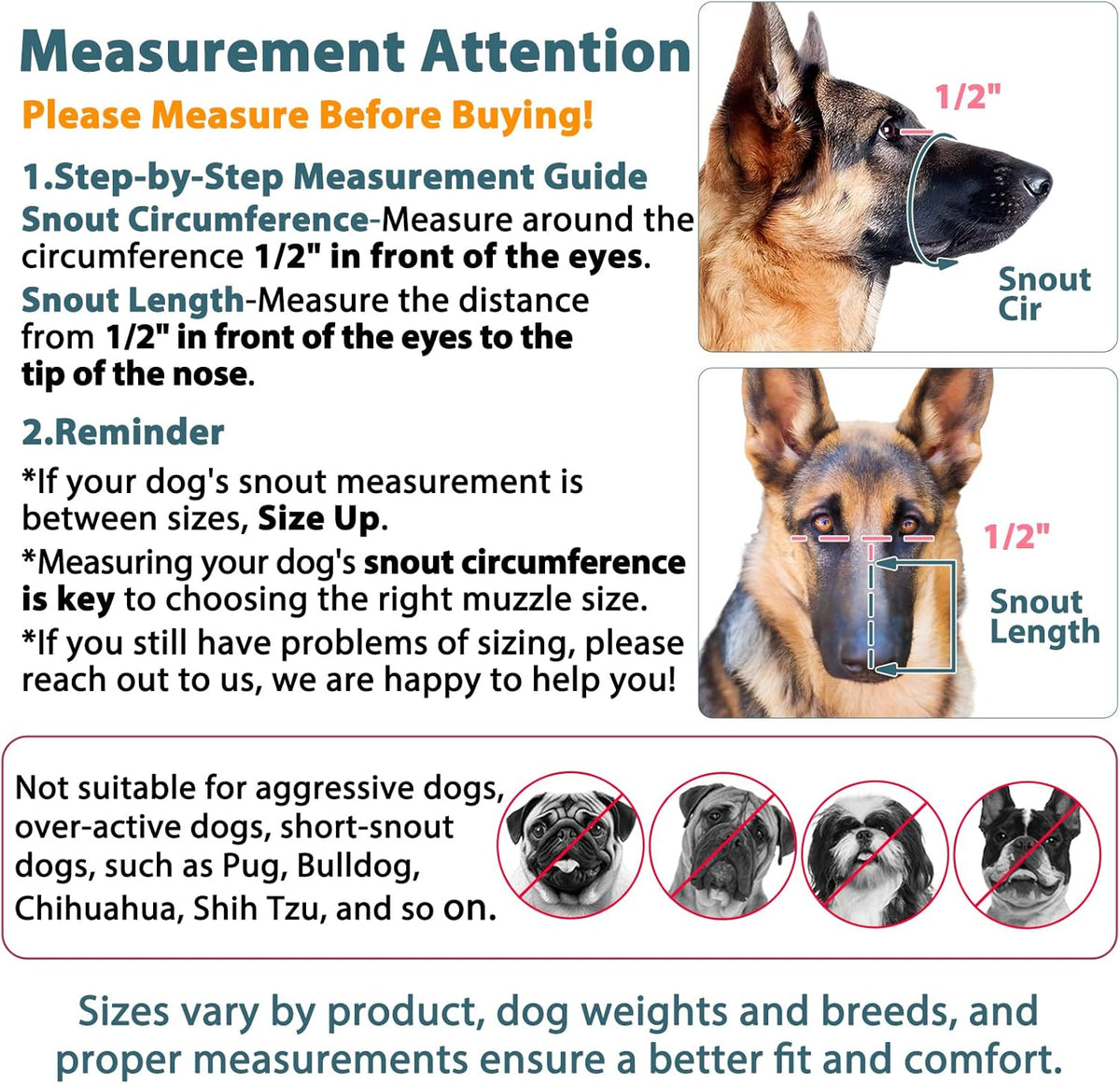 LUCKYPAW Dog Muzzle, Mesh Muzzle for Large Medium Small Dogs, Soft Mouth Guard for Biting Chewing, Breathable Mouth Guard with Adjustable Strap for Training(Brown, XL(Snout:11"-12.25"))