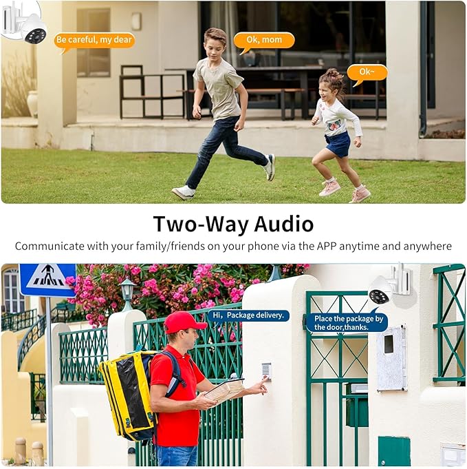 VSTARCAM 4G LTE Cellular Security Camera Wireless Outdoor, 3MP Solar Powered Security Cameras for Home with Color Night Vision, Human Detection, 360° View, 2-Way Audio, IP66, Cloud Storage (BG69-TZ)