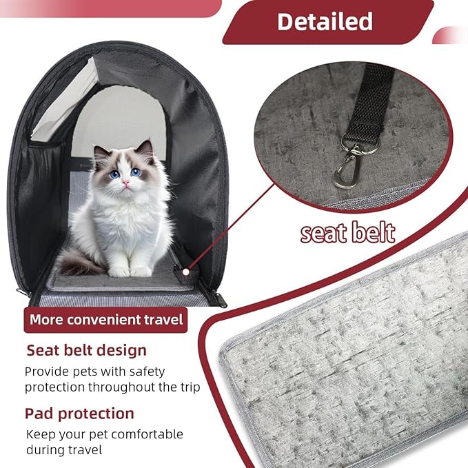 Airline Approved Soft Sided Pet Carrier, Cute Dog Dachshund Pet Travel Bag for Cats & Dogs, Durable, Breathable Pet Travel Bag for Airplane, Car & Train