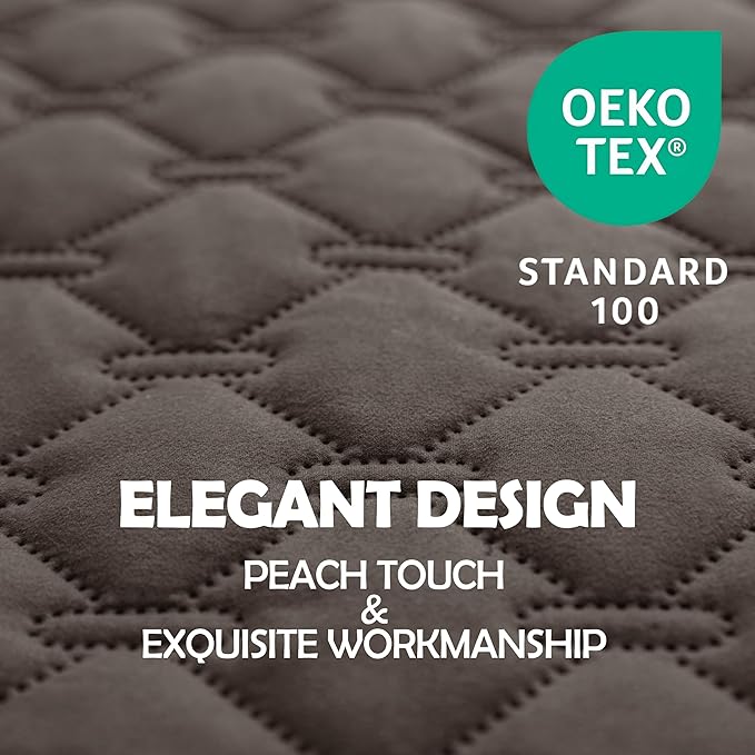 gogobunny 100% Double Sided Waterproof Dog Blanket Soft Pet Bed Cover Reversible Protect Furniture Couch Sofa Car for Puppy Cat Kids (Dark Walnut/Light Walnut, 32x53 Inch (Pack of 1))