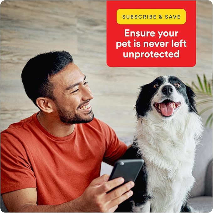 Ultra Flea and Tick Prevention for Dogs - Dog and Puppy Treatment and Control - Mosquito Repellent - Large, Fast Acting Waterproof Topical Drops, 2 Month Supply