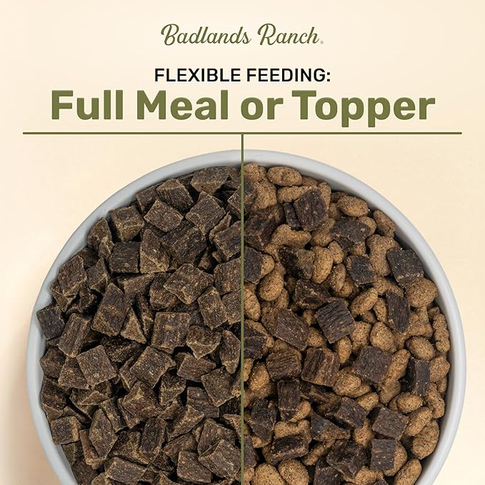 Superfood Complete, Air-Dried Adult Dog Food - High Protein, Zero Fillers, Superfood Nutrition by Katherine Heigl (24 oz, Beef & Bison Formula)