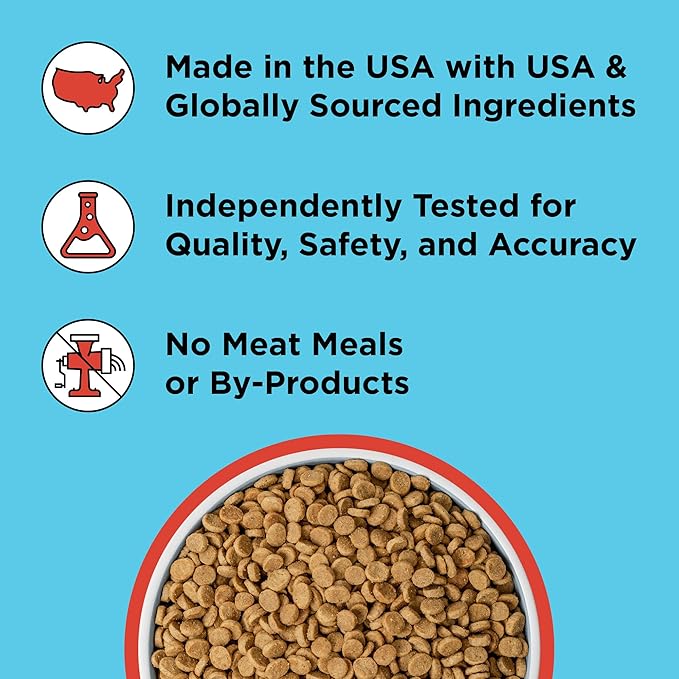 BIXBI Liberty Grain Free Dry Dog Food, Beef, 4 lbs - Fresh Meat, No Meat Meal, No Fillers - Gently Steamed & Cooked - No Soy, Corn, Rice or Wheat for Easy Digestion - USA Made